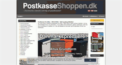 Desktop Screenshot of postkasseshoppen.dk